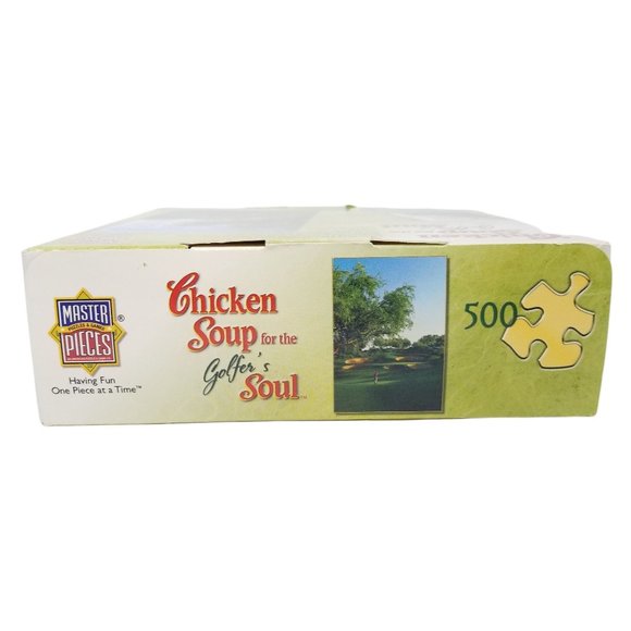 Master Pieces Puzzle Chicken Soup For The Golfers Soul 500 Pc Complete Booklet - Picture 7 of 8